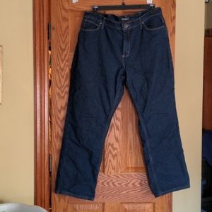 Cabela's Flannel lined jeans size 18 short